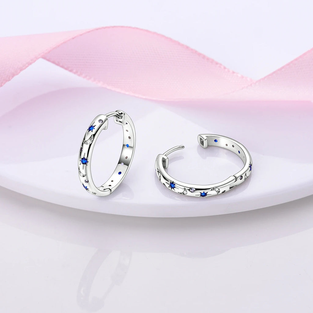 Shiny Earrings  925 Silver