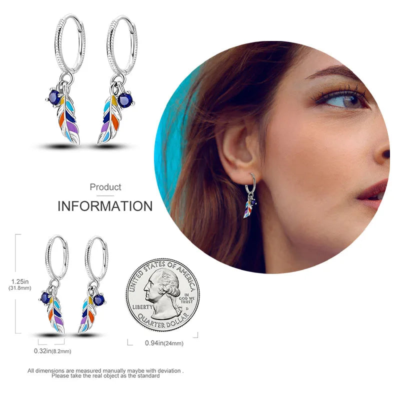 Shiny Earrings  925 Silver