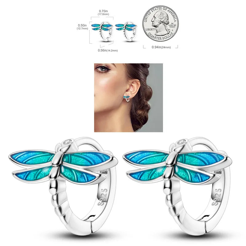Shiny Earrings  925 Silver