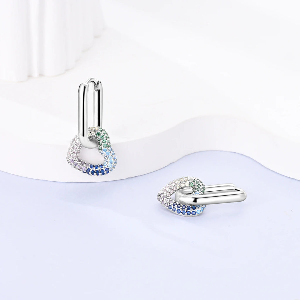 Shiny Earrings  925 Silver