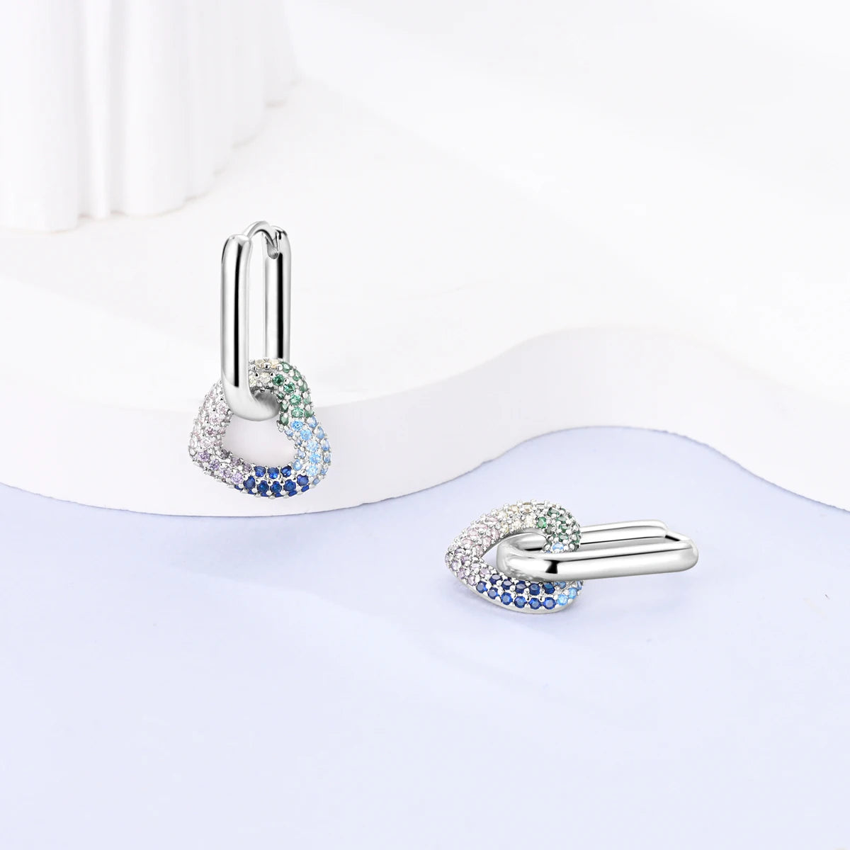 Shiny Earrings  925 Silver