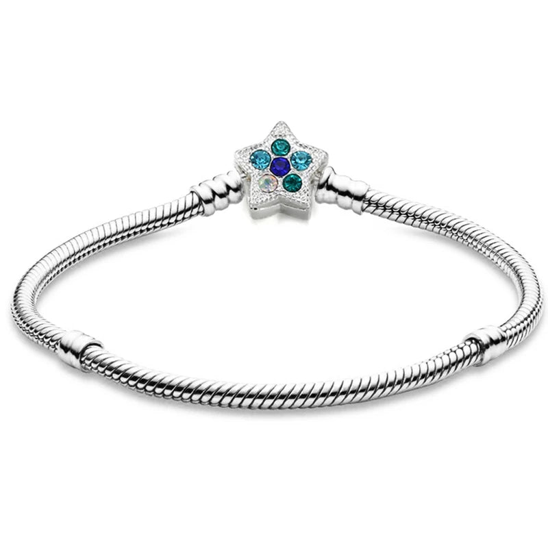 Silver Owl Heart Charm Jewelry