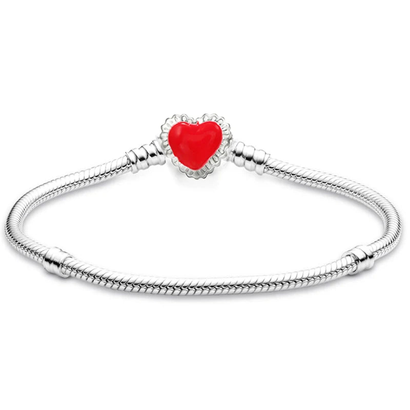 Silver Owl Heart Charm Jewelry