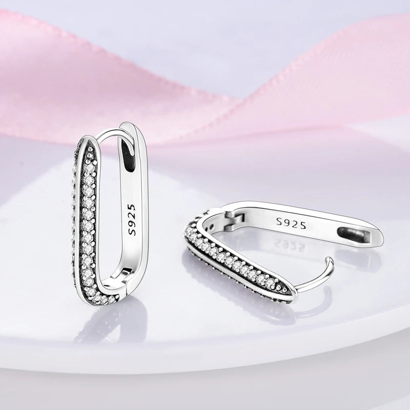 Shiny Earrings  925 Silver